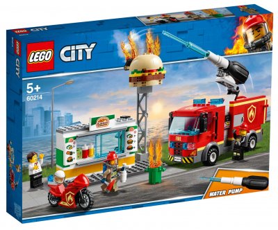 LEGO® City 60214 Brandkårsutryckning till hamburgerrestaurang