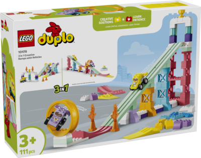 LEGO® DUPLO® 10478 3-i-1 Kreativa ramper med fordon