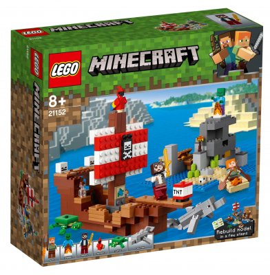LEGO® Minecraft 21152 Piratskeppsäventyr