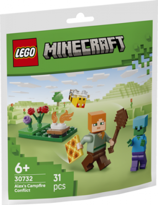 LEGO® Minecraft 30732 Alex lägereldskonflikt