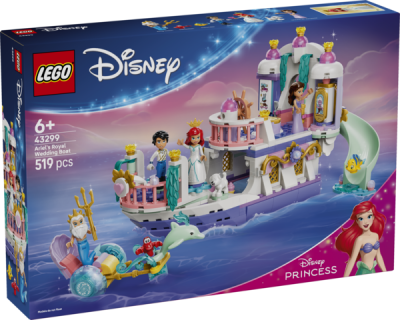 LEGO® Disney 43299 Ariels kungliga bröllopsbåt