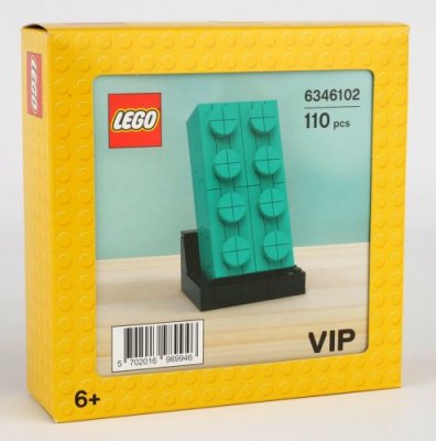 LEGO® 6346102 Buildable 2 x 4 Dark Turquoise Brick