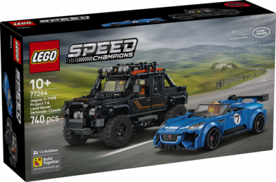 LEGO® Speed Champions 77264 Jaguar Project 7 och Land Rover Defender