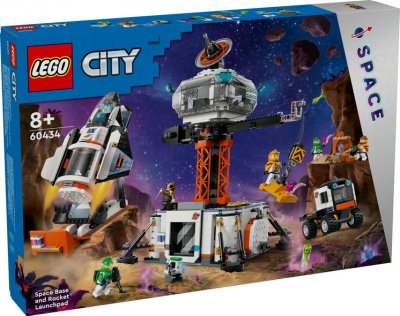 LEGO® City 60434 Rymdbas och raketuppskjutningsramp