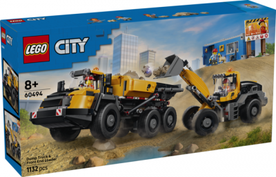 LEGO® City 60494 Dumper och frontlastare