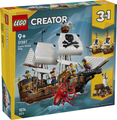 LEGO® Creator 31387 Ikoniskt piratskepp