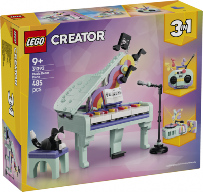 LEGO® Creator 31392 Flygel med musikdekorationer och katt