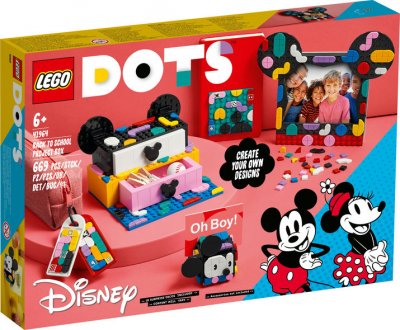 LEGO® DOTS 41964 Disney Musse Pigg och Mimmi Pigg Skolpyssellåda