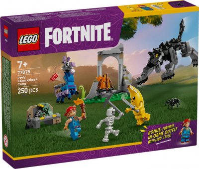 LEGO® Fortnite® 77075 Peely och Sparkplugs läger