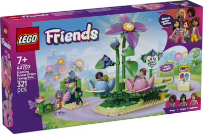 LEGO® Friends 42702 Snurrande tekoppskarusell med blom- och älvtema