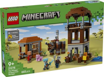LEGO® Minecraft 21278 Plundrarvakttorn och vildtjur