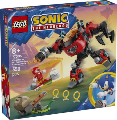 LEGO® SONIC 77005 Knuckles mot Dr. Eggmans Egg Crusher robot