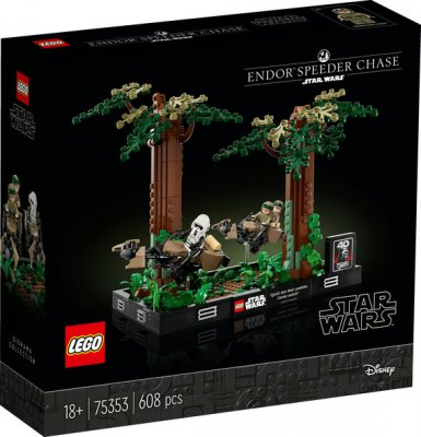 LEGO® Star Wars 75353 Endor™ Speeder Chase Diorama