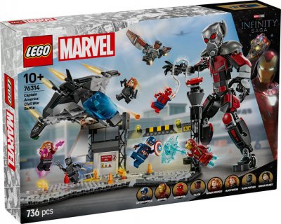 LEGO® Super Heroes 76314 Captain America: Civil War actionstrid