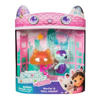 Gabby’s Dollhouse Movie 2-Pack Figure-Mercat & Cat Jelly Fish