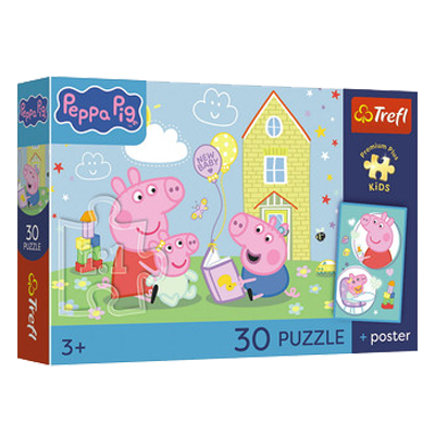 Trefl Pussel Peppa Pig, 30 bitar