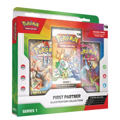 Pokémon TCG First Partner Illustration Collection – Serie 1 Samlarbox
