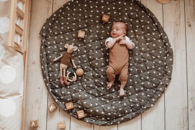 Babymatta PLAY & GO, Soft Organic Babymat Birds