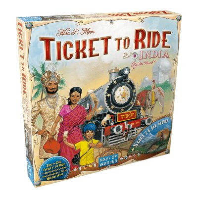 Ticket to Ride map collection – India & Switzerland (Expansion)